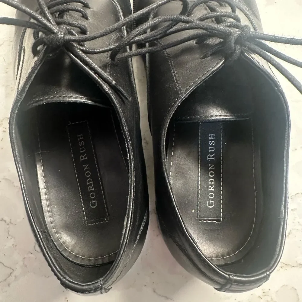 Gordon Rush Black Men’s Dress Shoes
